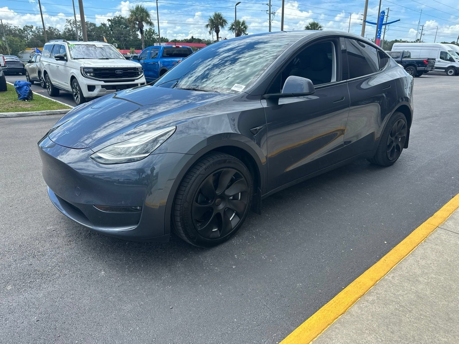 Used 2023 Midnight Silver Metallic Tesla Long Range image 8
