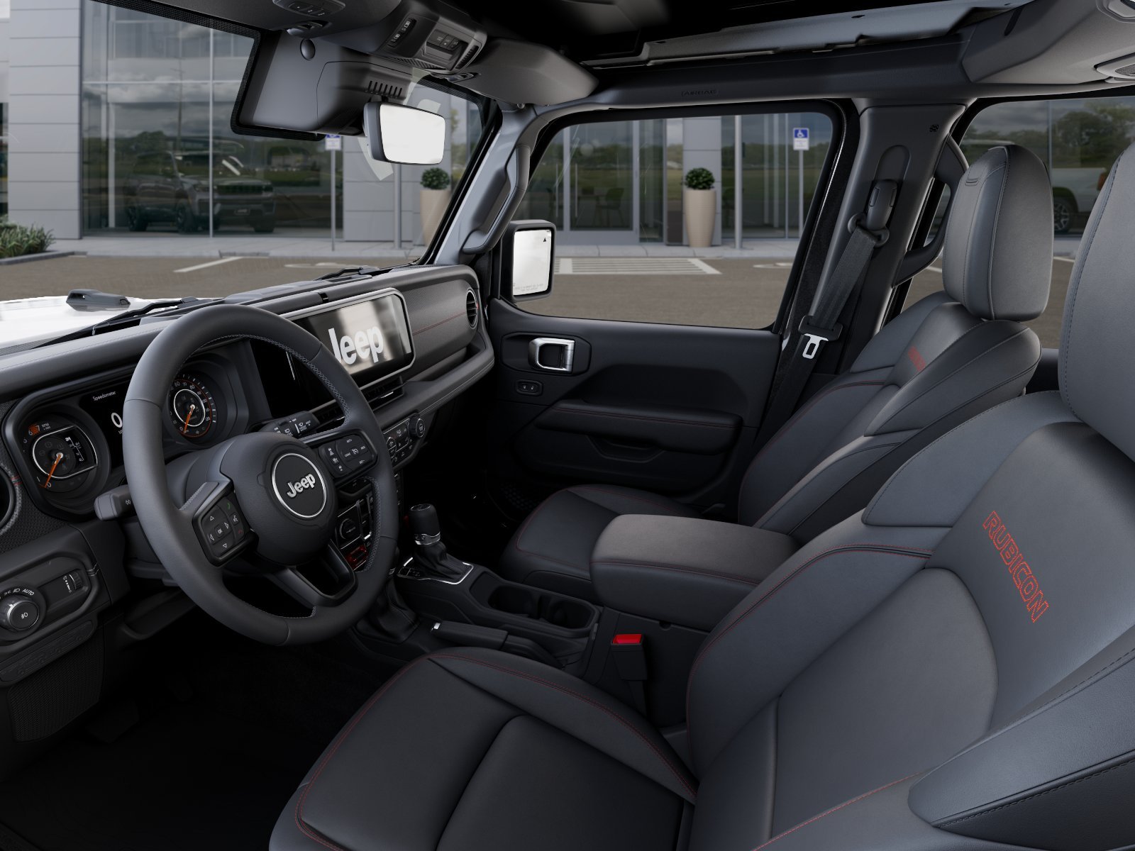 New 2026 Granite Crystal Metallic Clear-Coat Exterior Paint Jeep Rubicon X image 48