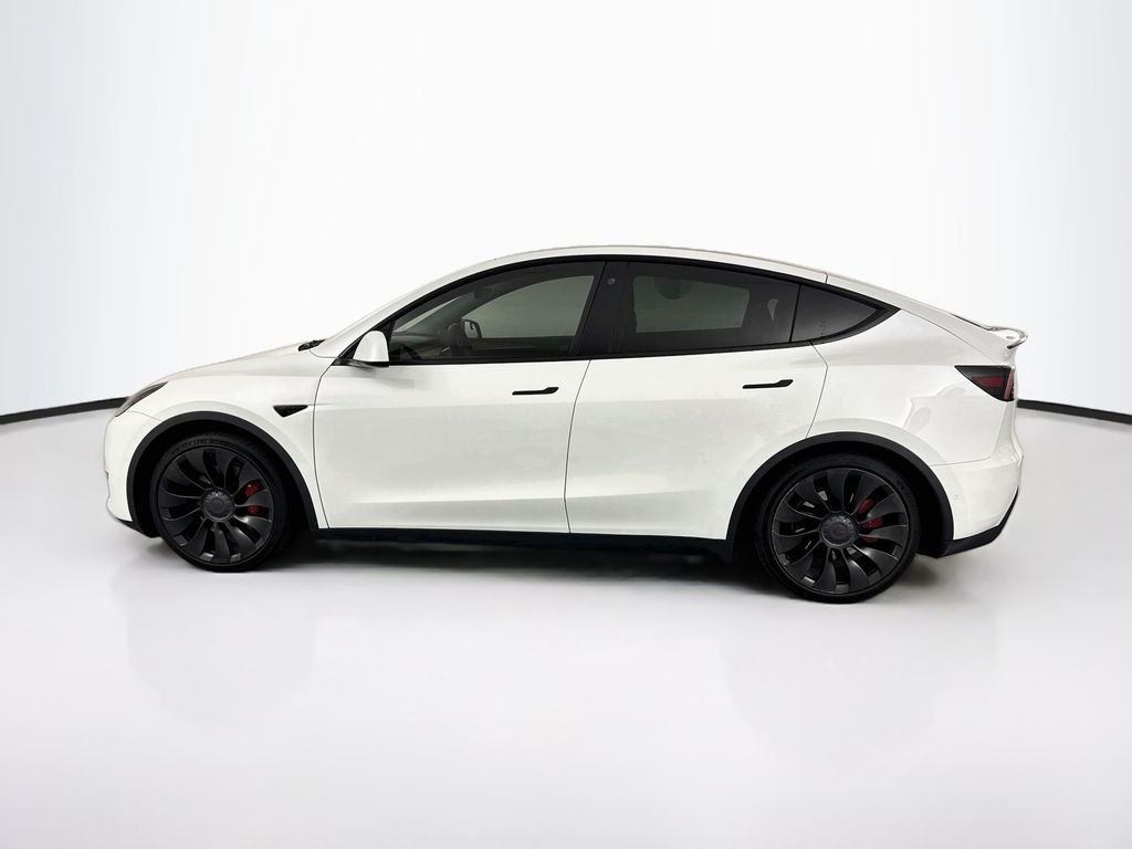 Used 2022 White Tesla Performance image 8