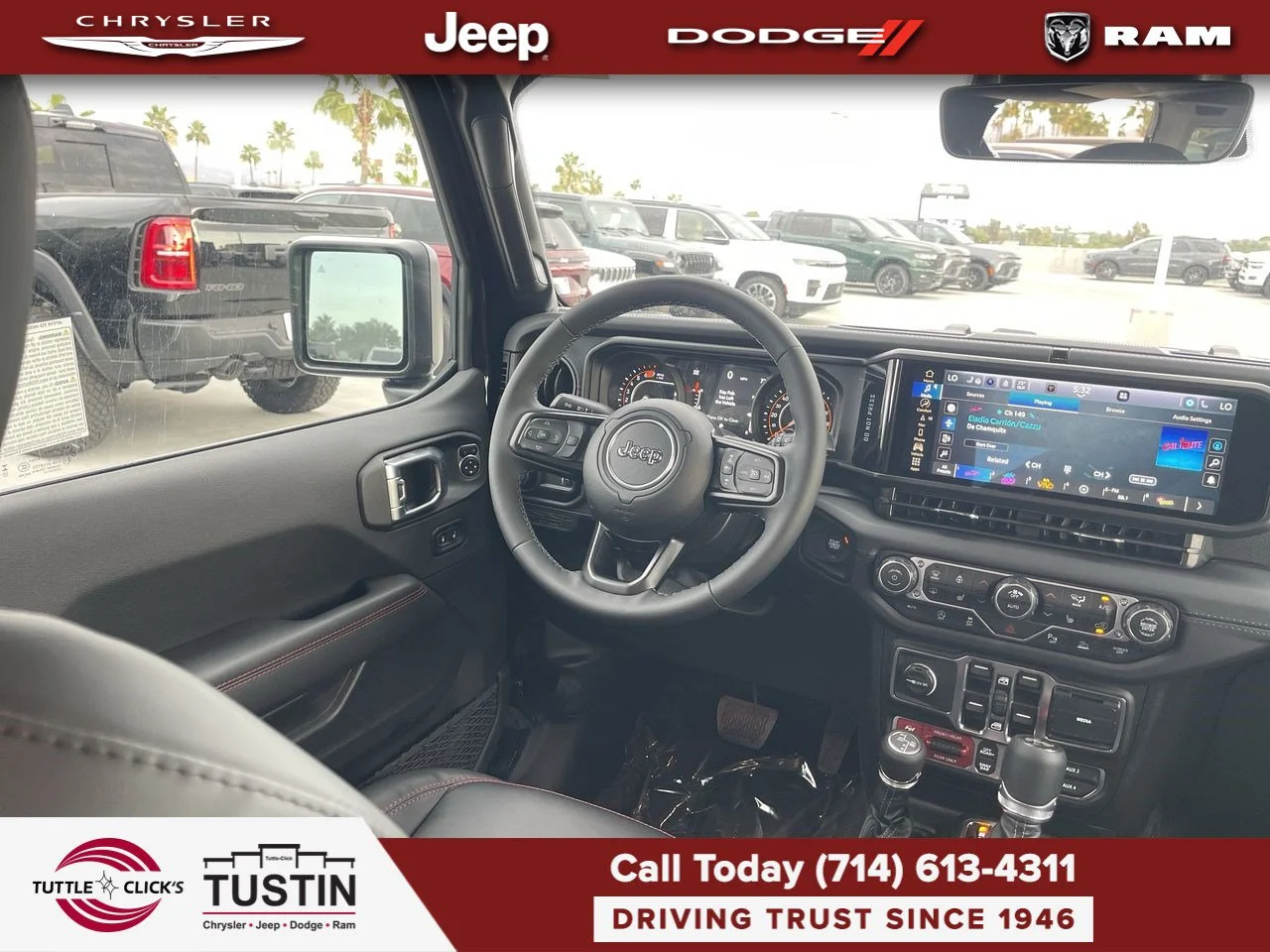 New 2027 Black Clear-Coat Paint Jeep Rubicon X image 7