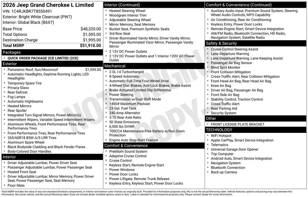 Used 2026 White Jeep Limited image 26