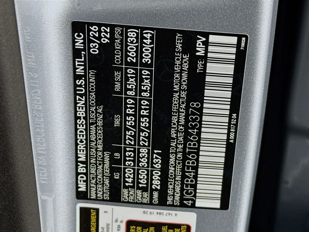 New 2026 Cirrus Silver Metallic Mercedes-Benz GLE 350 image 31