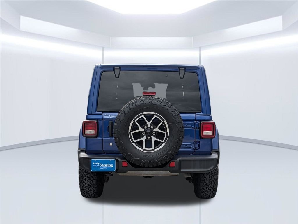 Used 2019 Blue Jeep Unlimited Sahara image 5
