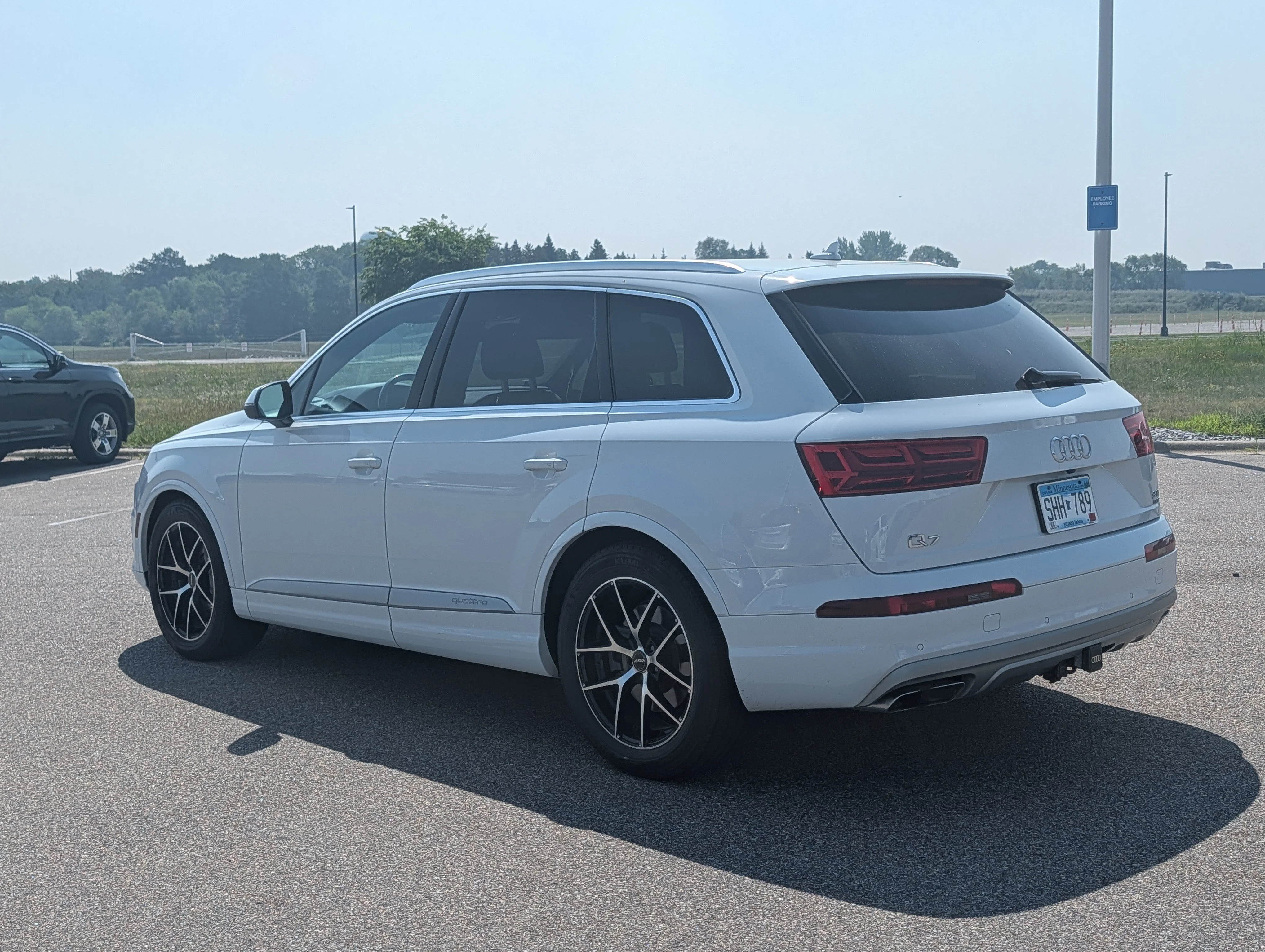 Used 2017 Tofana White Crystal Effect Audi Prestige image 3