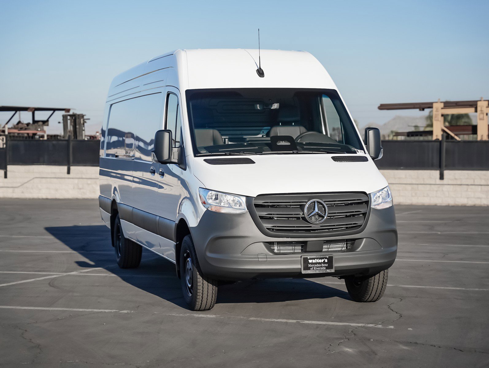 New 2026 Arctic White Mercedes-Benz 3500XD High Roof I4 Diesel HO 170 Extended RWD image 3