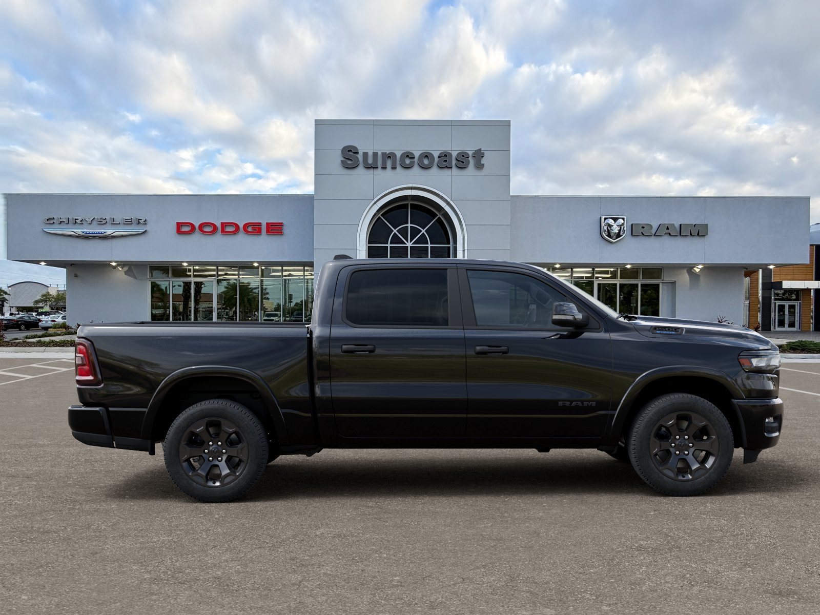New 2026 Diamond Black Crystal Pearl-Coat Exterior Paint RAM BIG HORN image 26