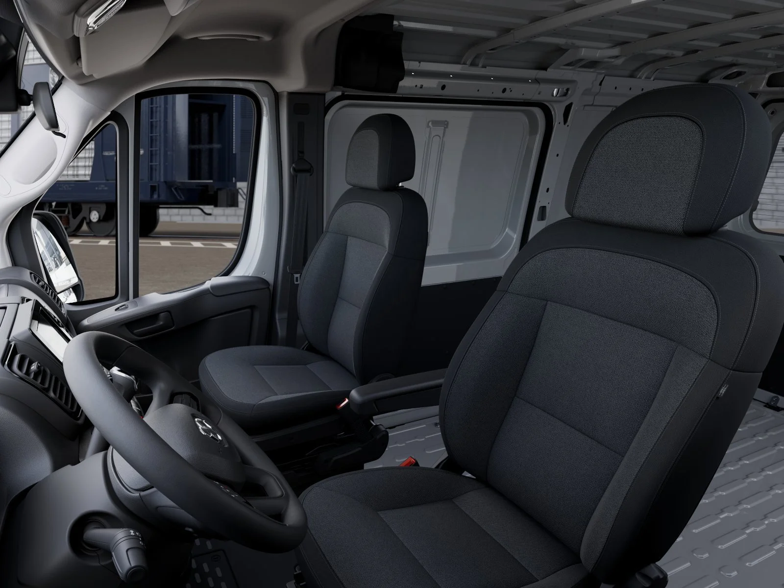 New 2026 Bright White Clear-Coat Exterior Paint RAM Tradesman 1500 Low Roof 118 WB w/Pass Seat image 23