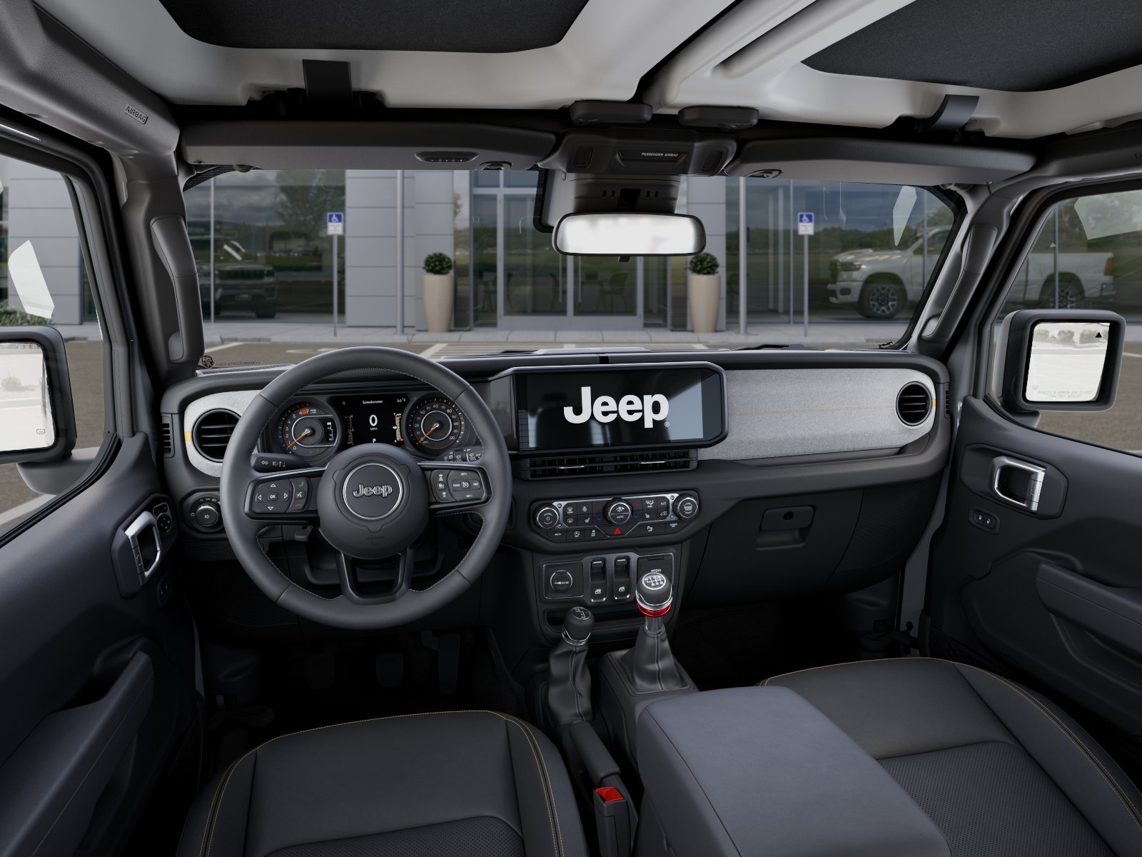 New 2026 Bright White Clear-Coat Exterior Paint Jeep Sport S image 30