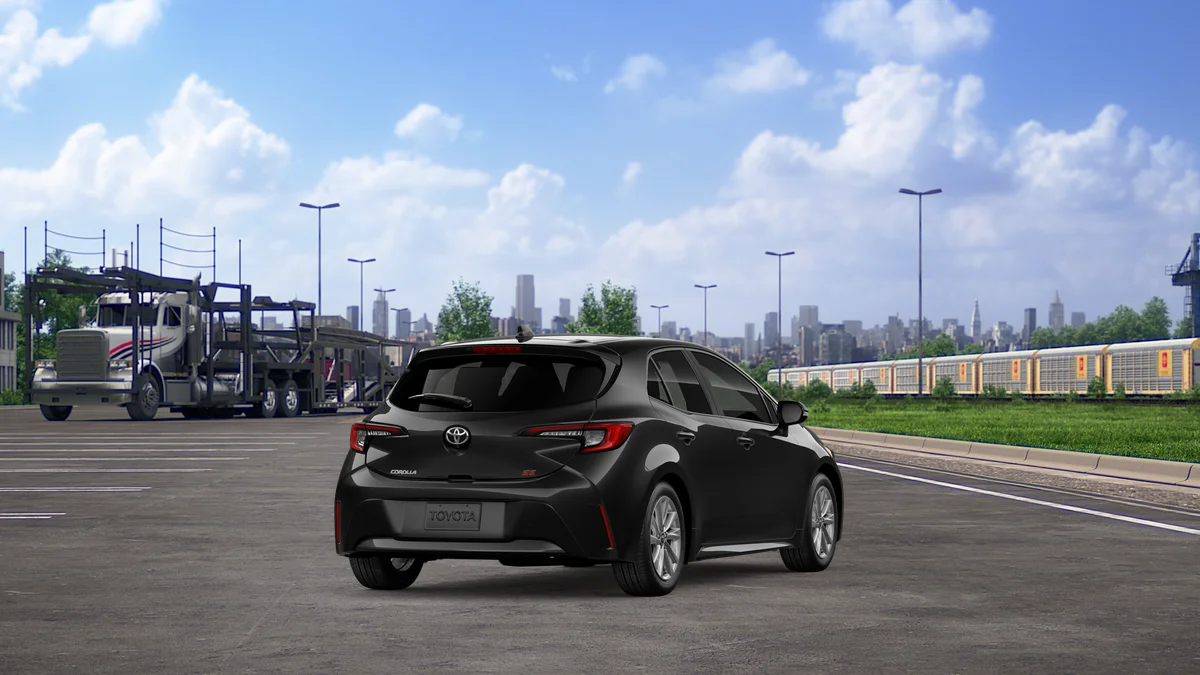 New 2027 Magnetic Gray Metallic with Black roof Toyota SE image 9