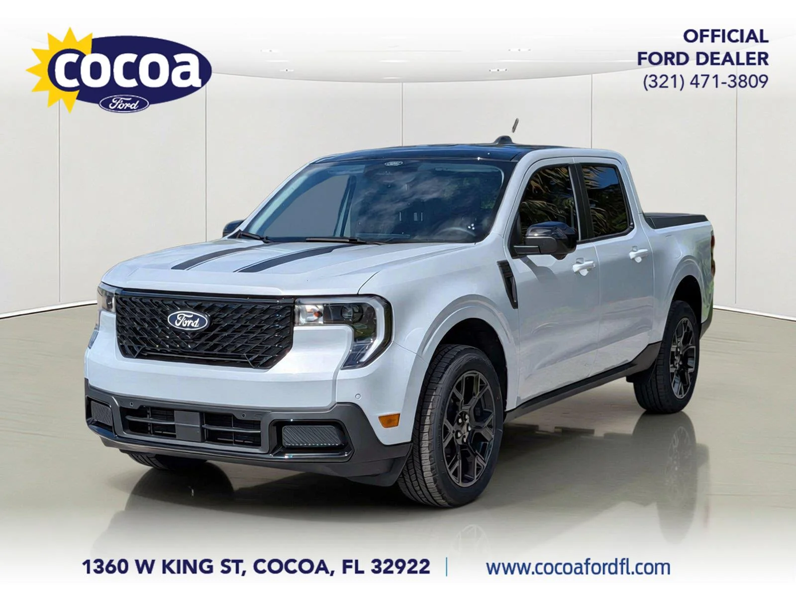 New 2026 Space White Metallic Ford Lariat image 1