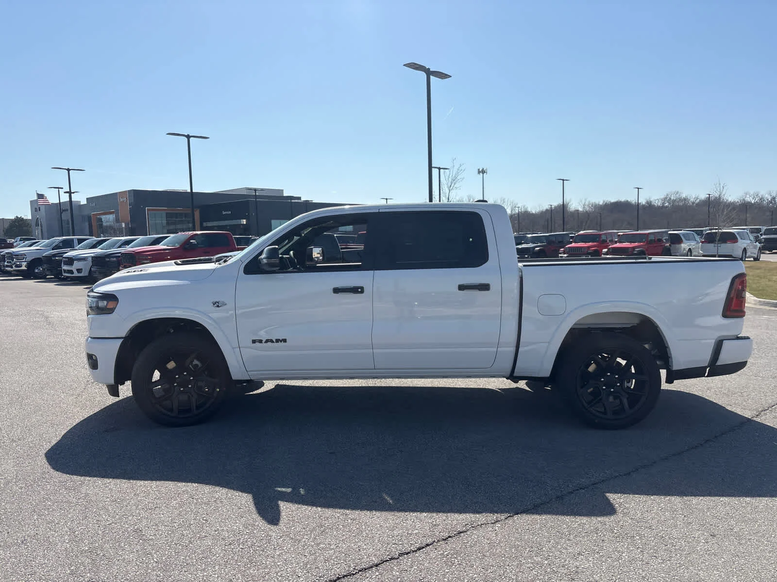 New 2026 Bright White Clearcoat Ram Laramie image 5