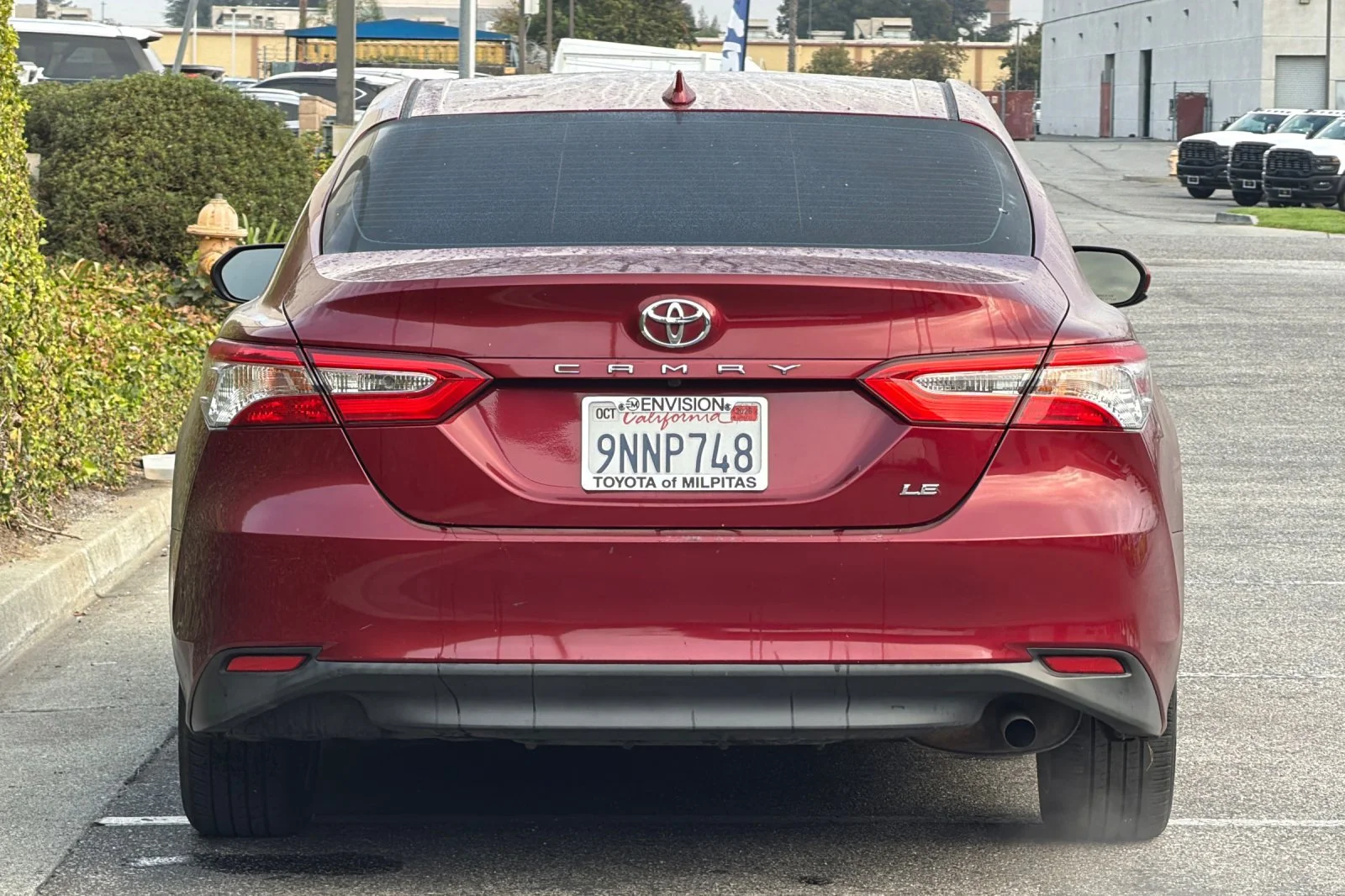 Used 2020 Red Toyota LE image 5
