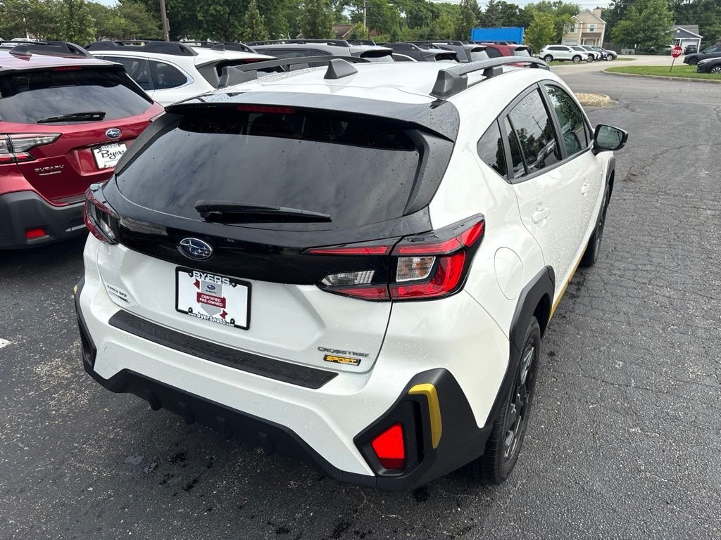 Certified Used 2024 White Subaru Sport image 3