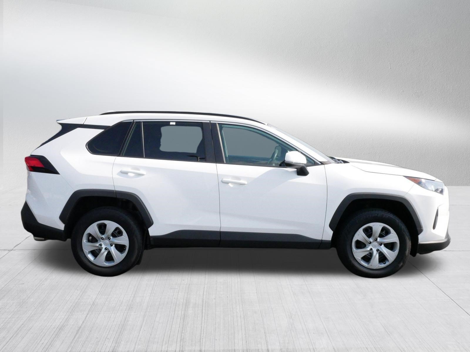 Used 2021 Super White Toyota LE image 8