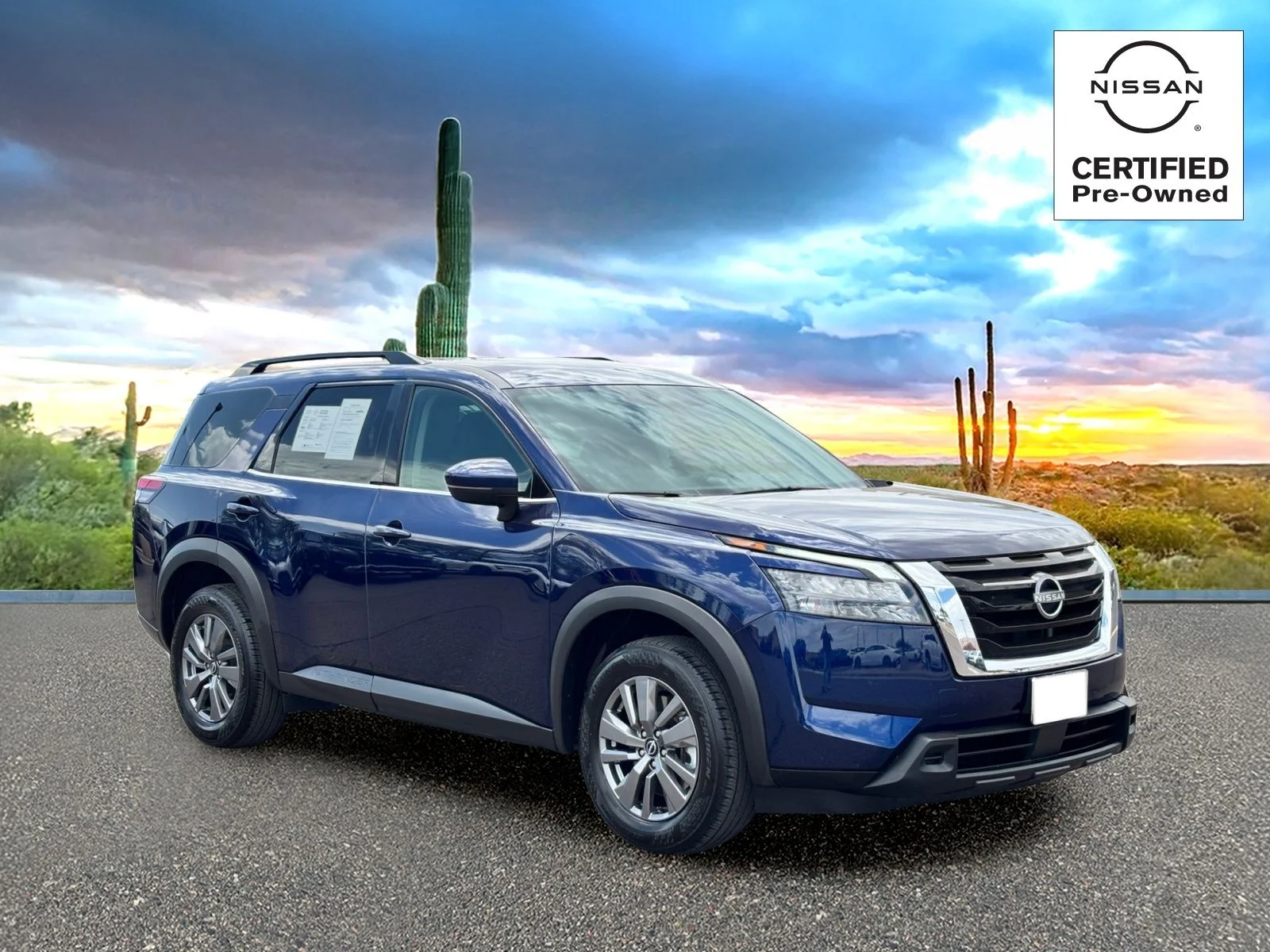 Used 2025 Deep Ocean Blue Pearl Nissan SV image 6