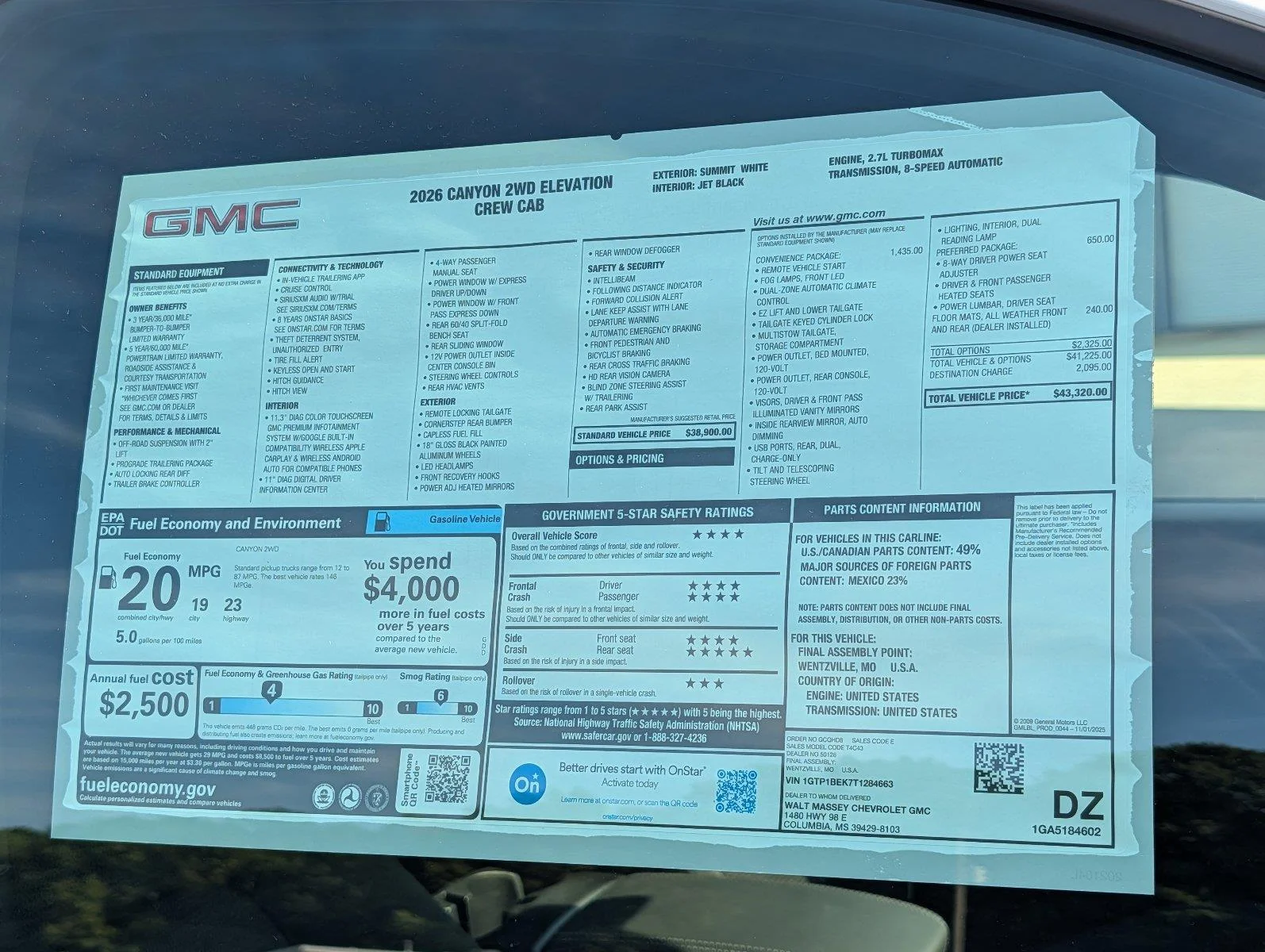 New 2026 Summit White GMC Elevation image 38