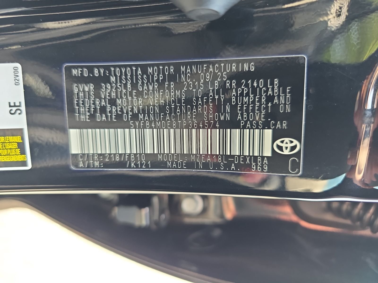 Used 2026 Black Toyota LE image 33