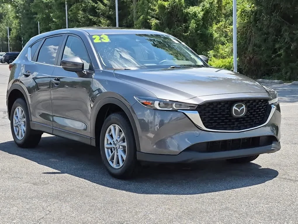 Certified Used 2023 Machine Gray Metallic Mazda 2.5 S Preferred Package image 2