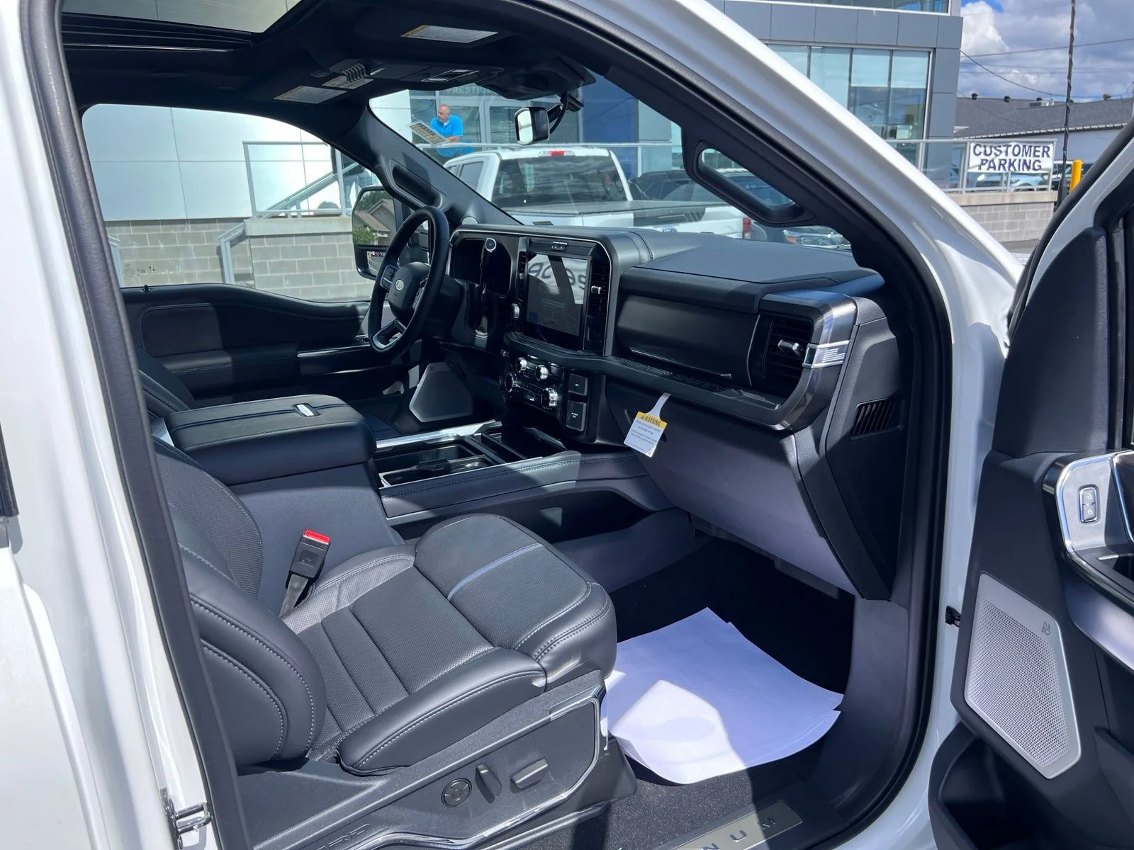 New 2026 Star White Metallic Tri-Coat Ford F-350® Platinum® image 63