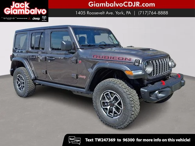 New 2026 Gray Jeep Rubicon image 1