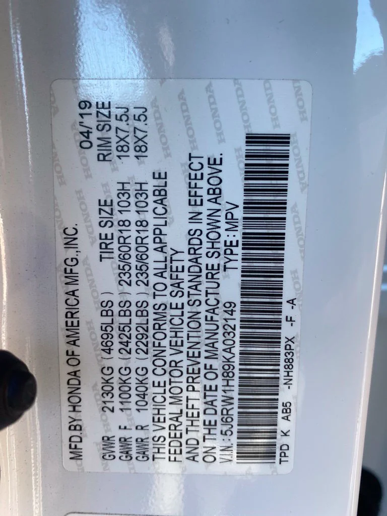 Used 2019  Honda EX-L image 36