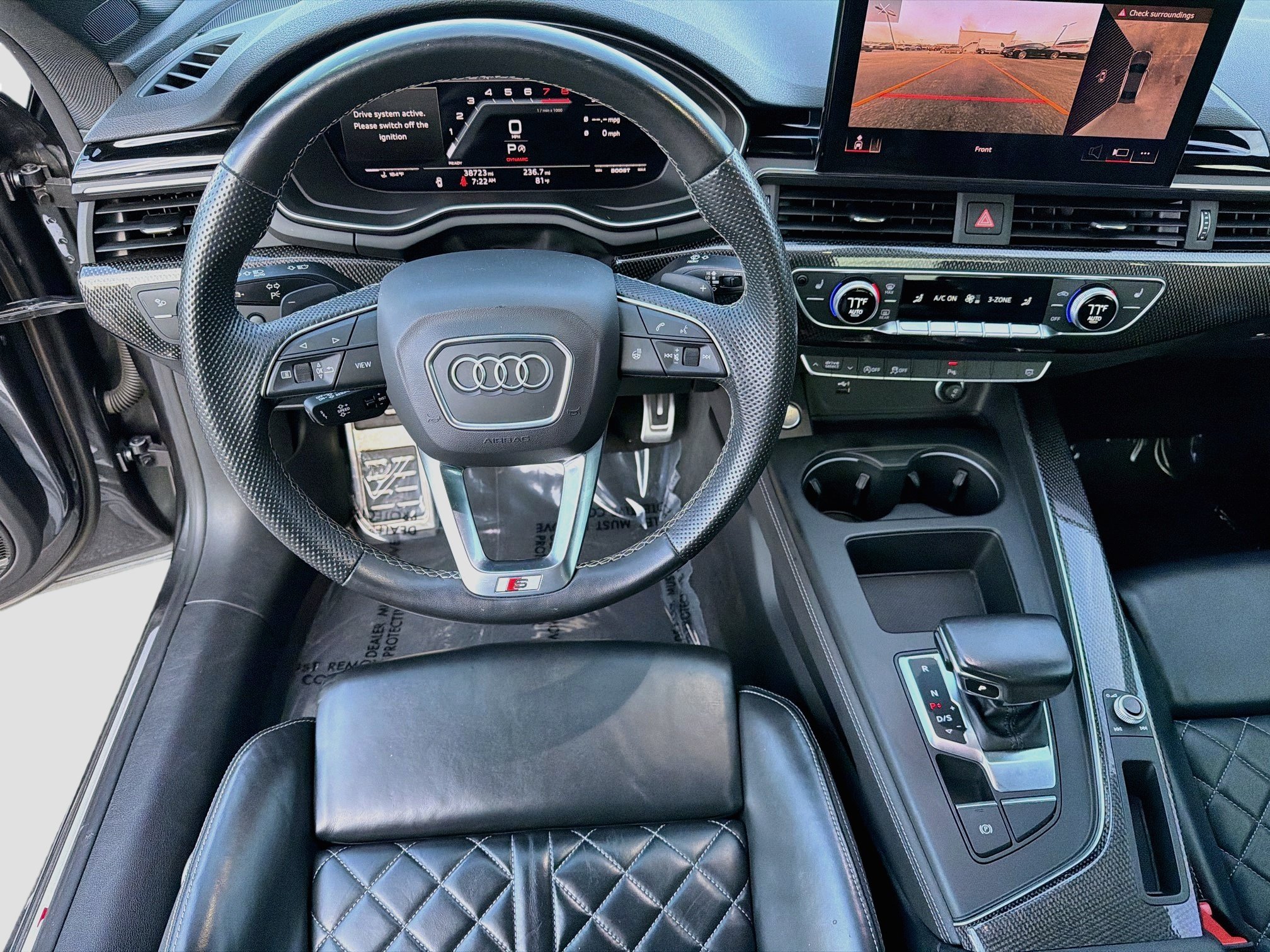 Used 2023 Daytona Gray Pearl Effect/Black Roof Audi Premium Plus image 15