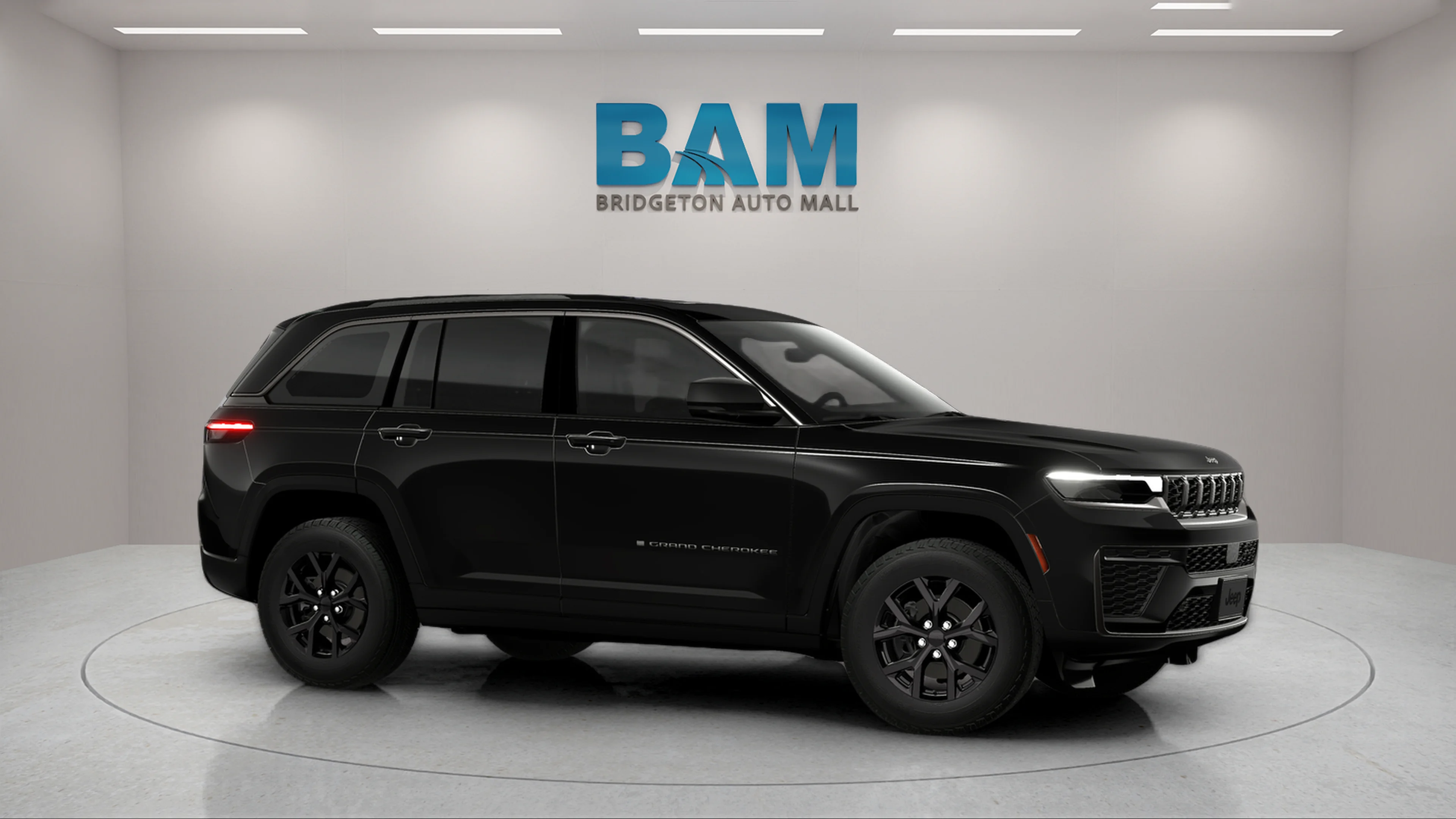 New 2026 Diamond Black Crystal Pearlcoat Jeep Laredo Altitude image 2