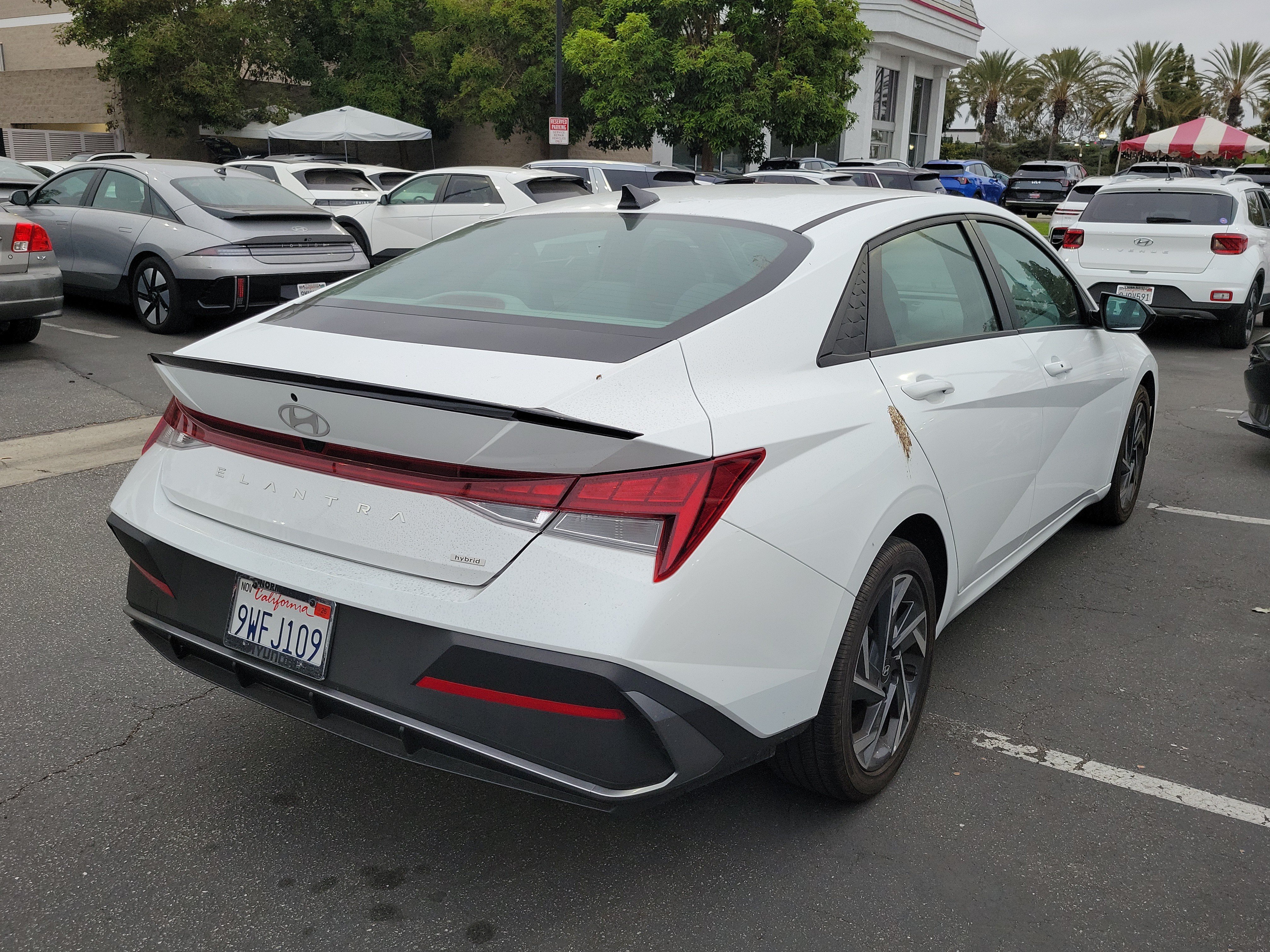 Certified Used 2025 Serenity White Hyundai SEL Sport image 4