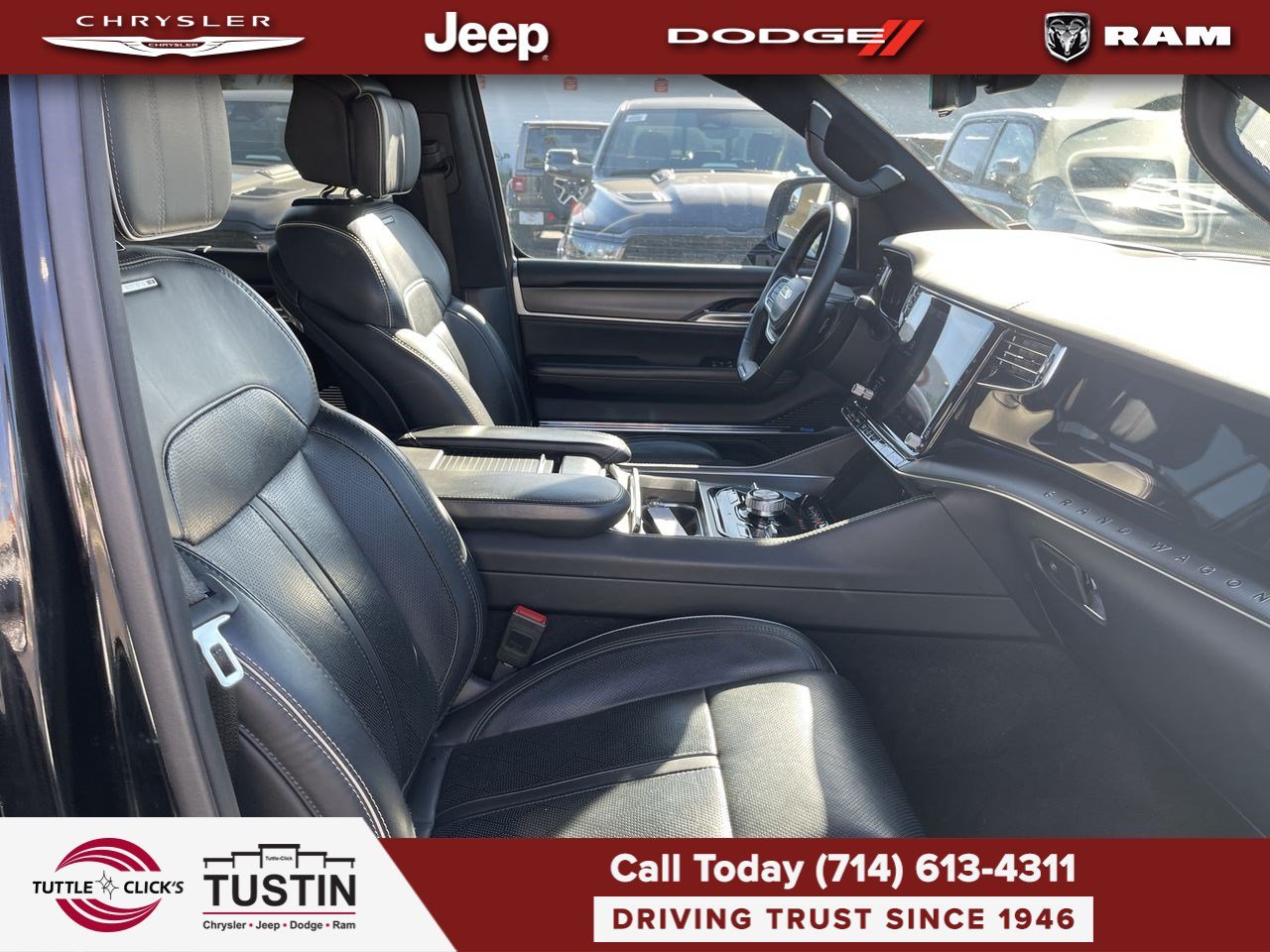 Used 2024 Diamond Black Crystal Pearlcoat Jeep Series II image 25