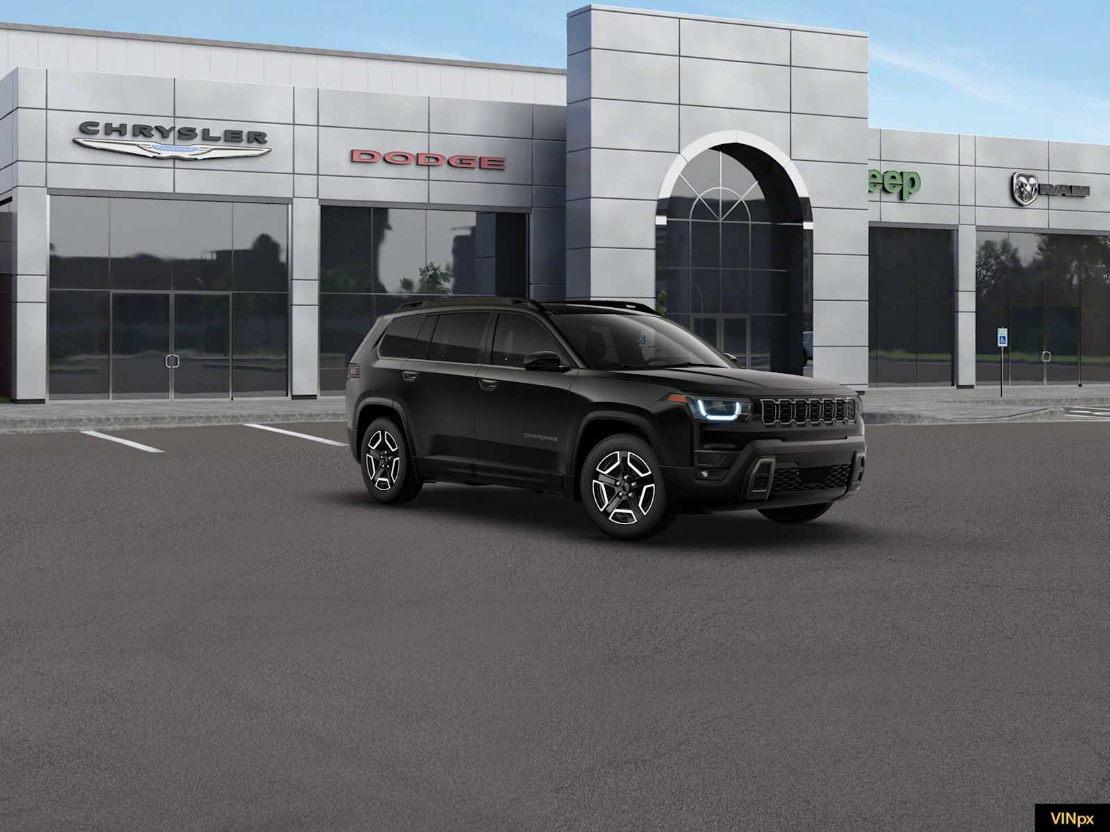 New 2026 Diamond Black Crystal Pearlcoat Jeep Limited image 11