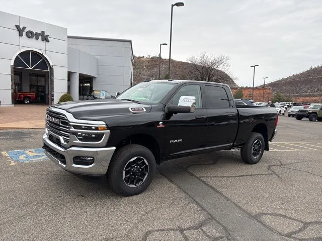 New 2026 Diamond Black Crystal Pearl-Coat Exterior Paint RAM Laramie image 2