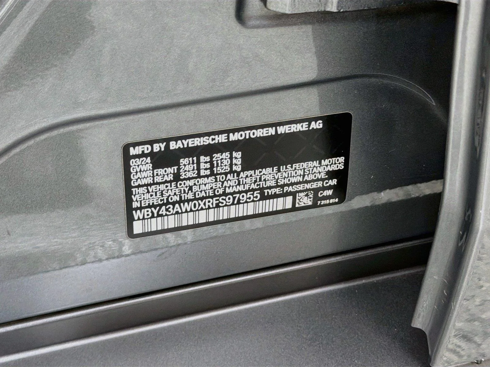 Certified Used 2024 Skyscraper Grey Metallic BMW eDrive35 image 34