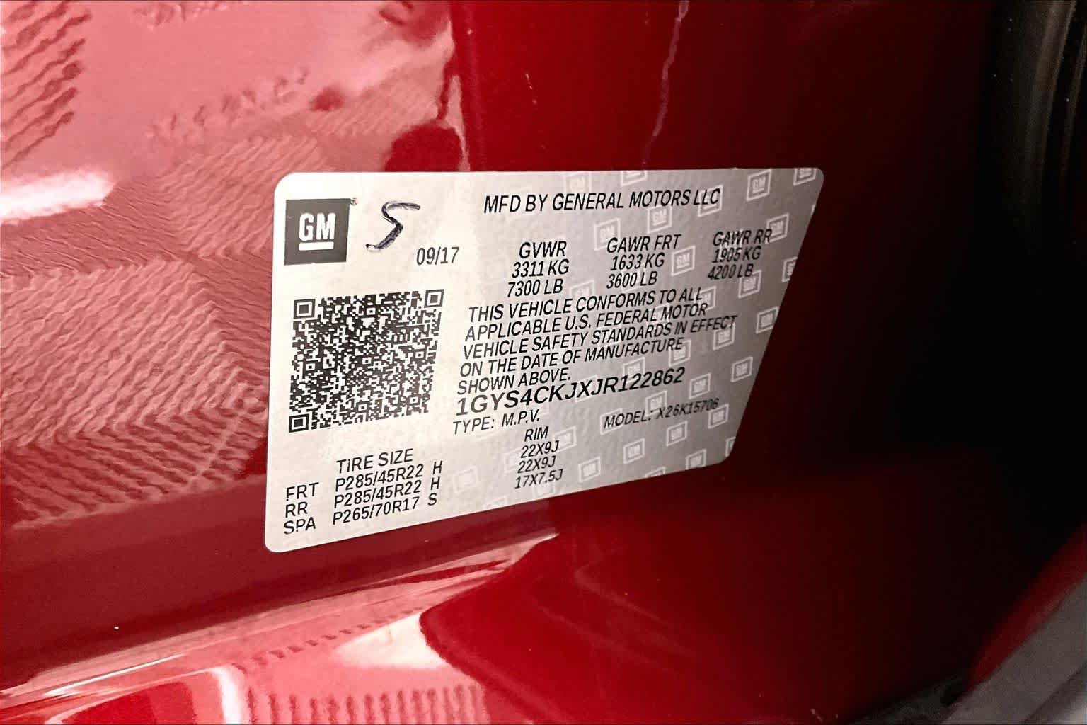 Used 2018 Red Passion Tintcoat Cadillac Premium Luxury image 35