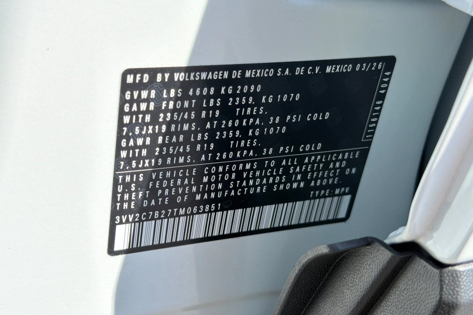 New 2026 White Volkswagen 1.5T SE Black image 26