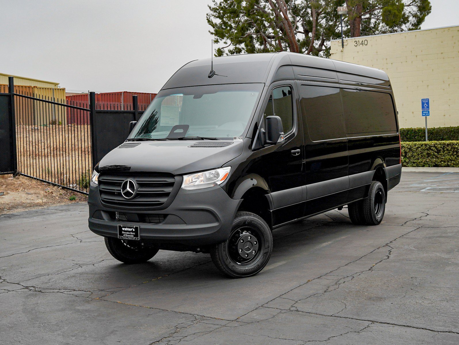New 2026 Jet Black Mercedes-Benz 3500XD High Roof I4 Diesel HO 170 AWD image 1