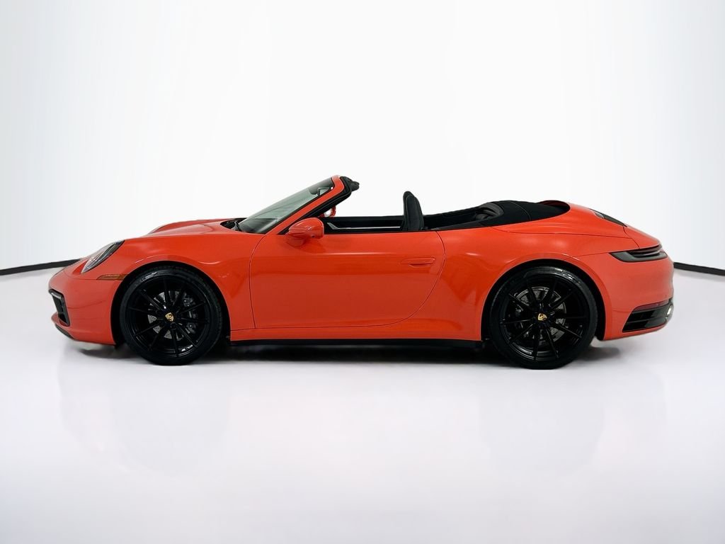Used 2021 Lava Orange Porsche Carrera image 8