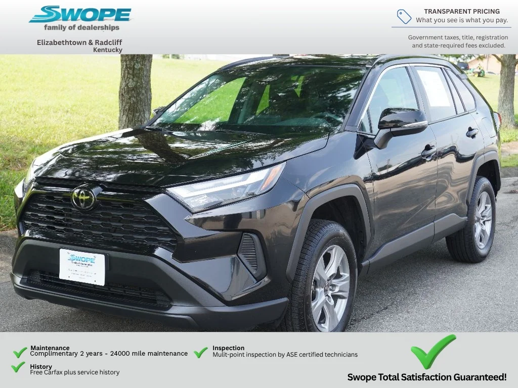 Used 2024 Midnight Black Metallic Toyota XLE image 7