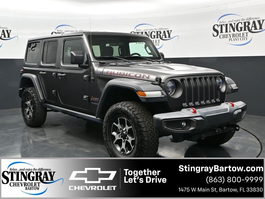 Used 2019 Gray Jeep Unlimited Rubicon image 1