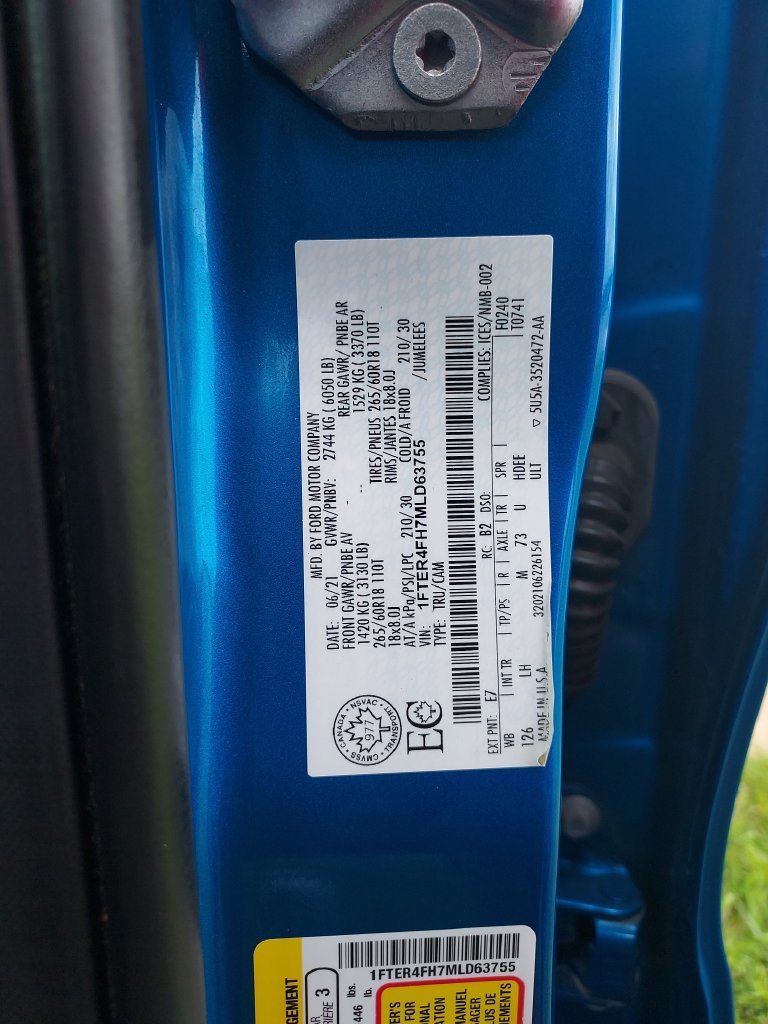 Used 2021 Blue Ford XLT image 23