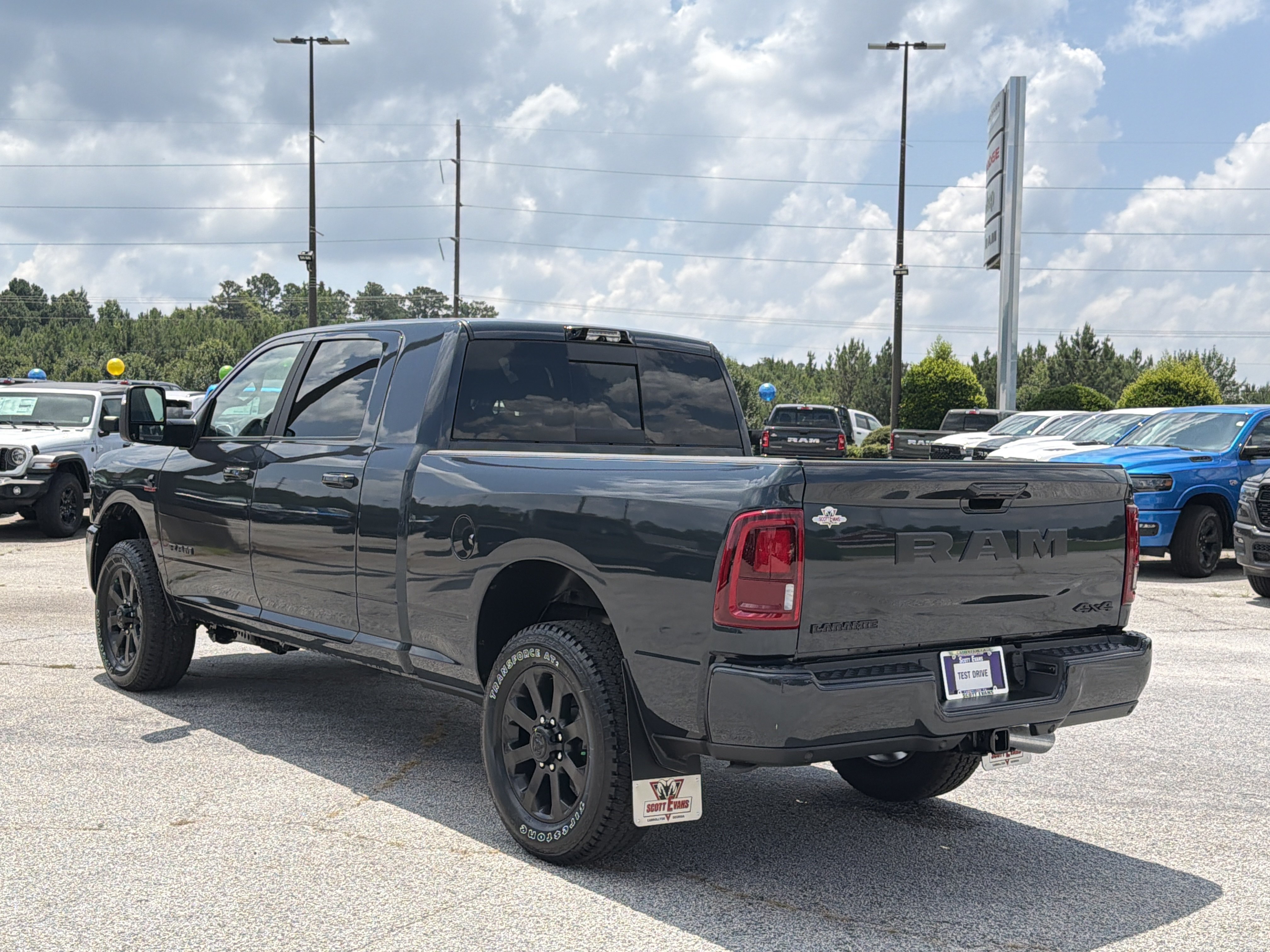 New 2026 Forged Blue Metallic Exterior Paint RAM Laramie image 6