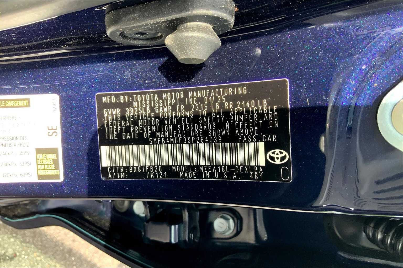 Used 2025 Blueprint Toyota LE image 32