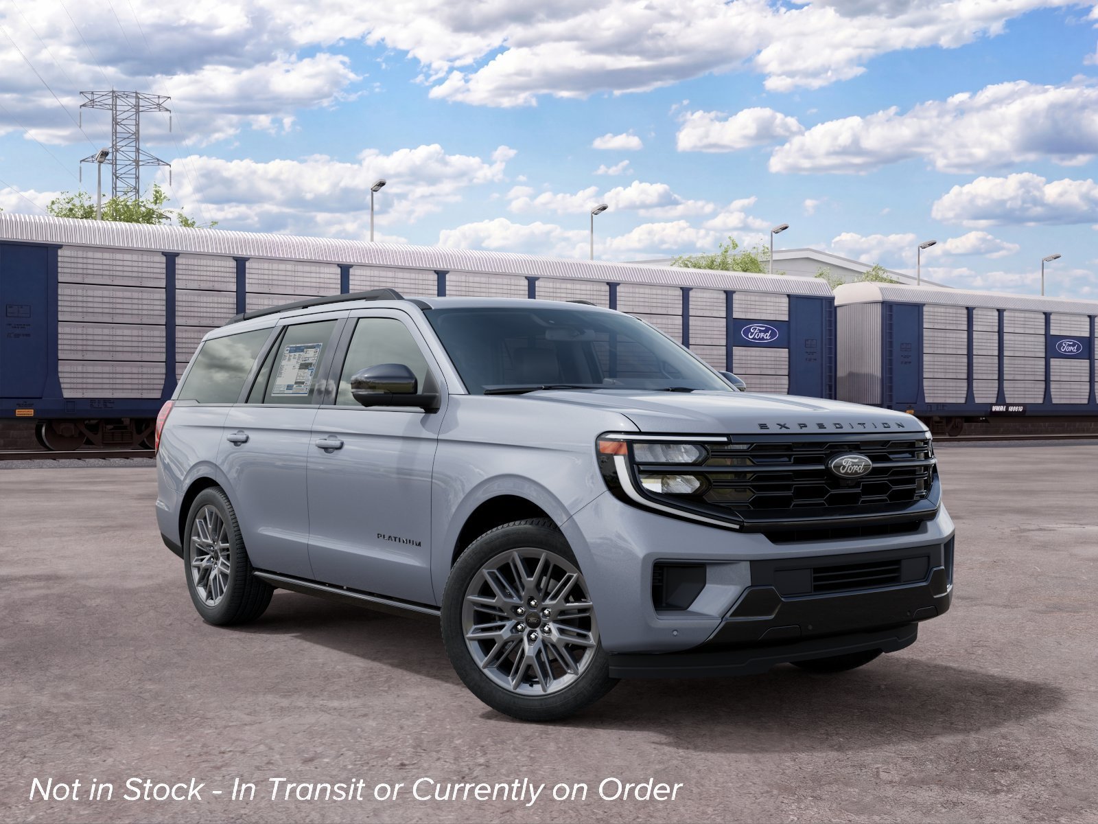 New 2027 Glacier Gray Metallic Tri-Coat Ford Platinum image 4