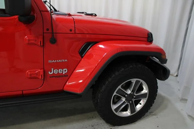 Used 2020 Red Jeep Unlimited Sahara image 37