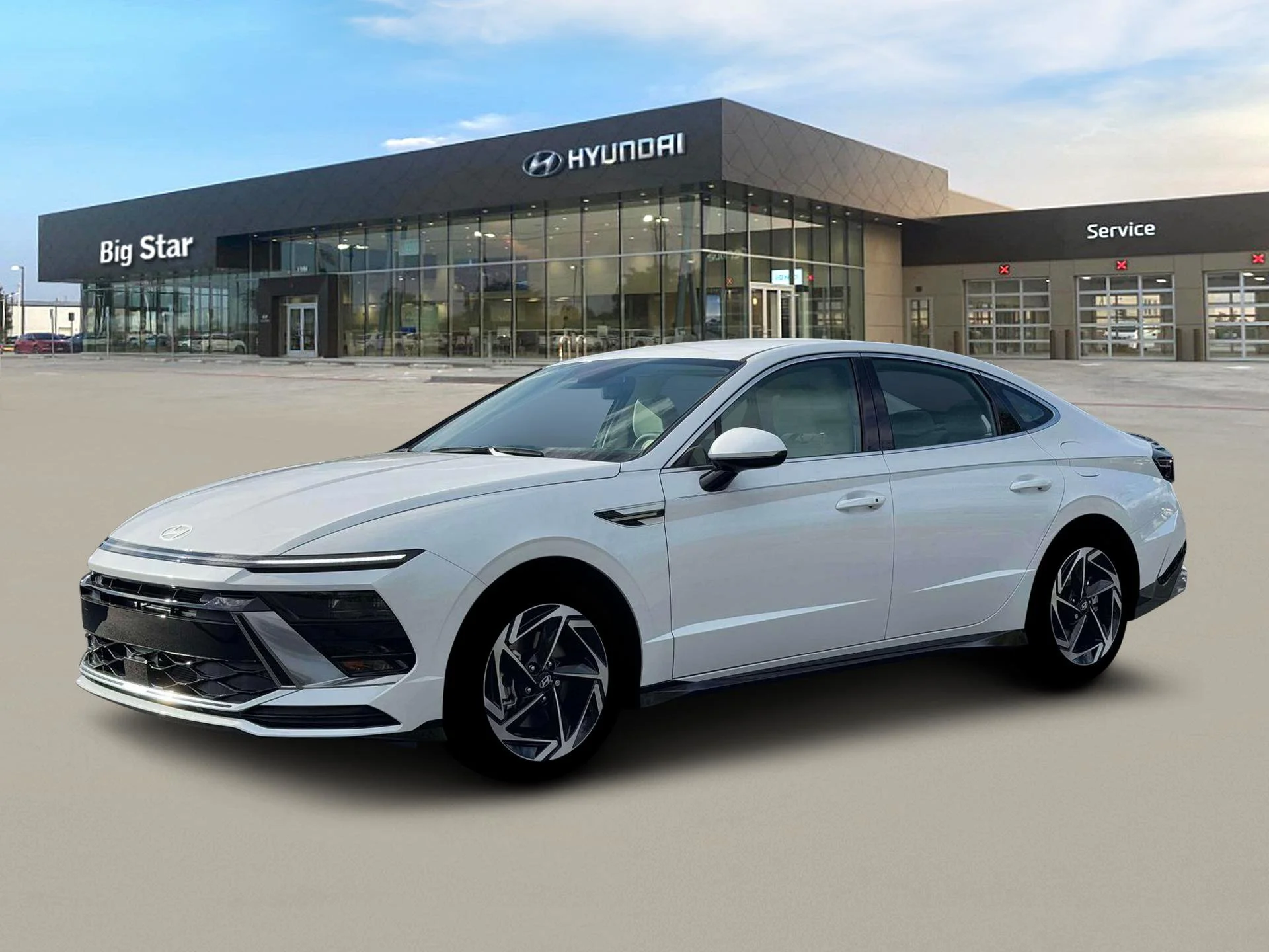 New 2026 Serenity White Hyundai SEL Sport image 2