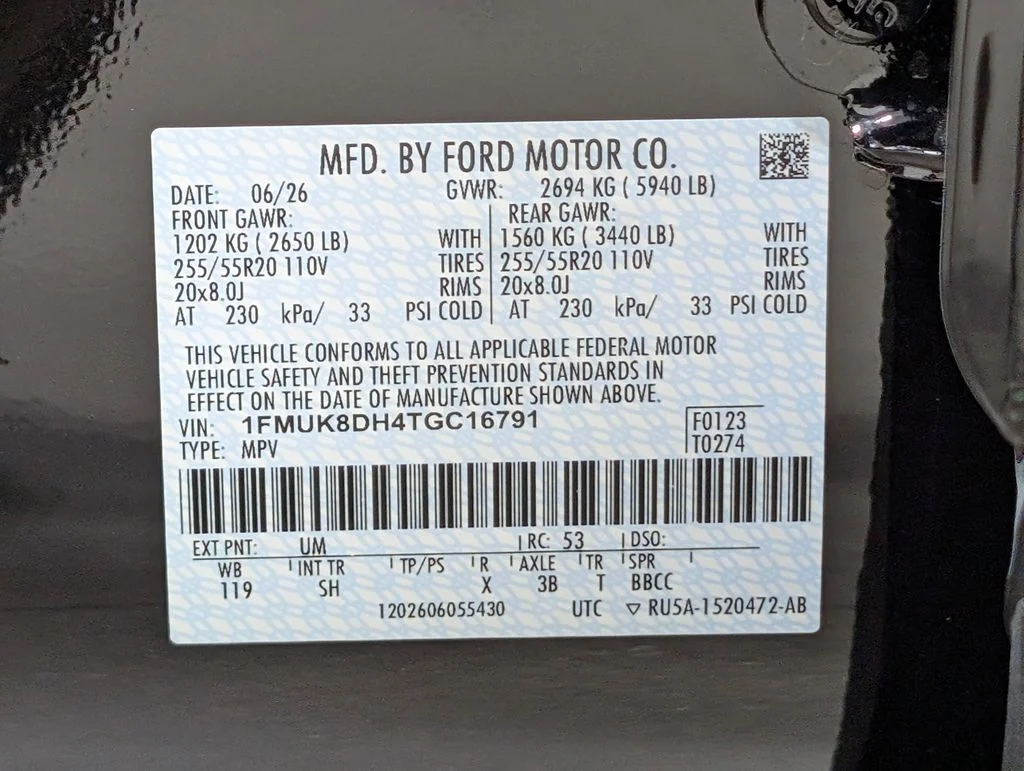 New 2026 Agate Black Metallic Ford Active image 23