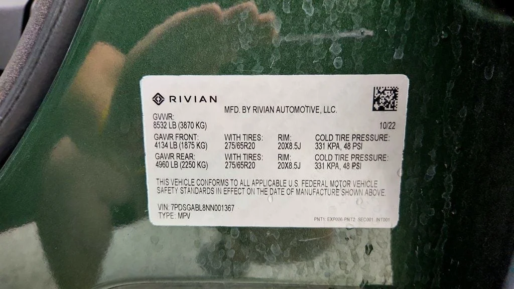 Used 2022 Forest Green Rivian Launch Edition AWD w/ Large Pack Battery image 20