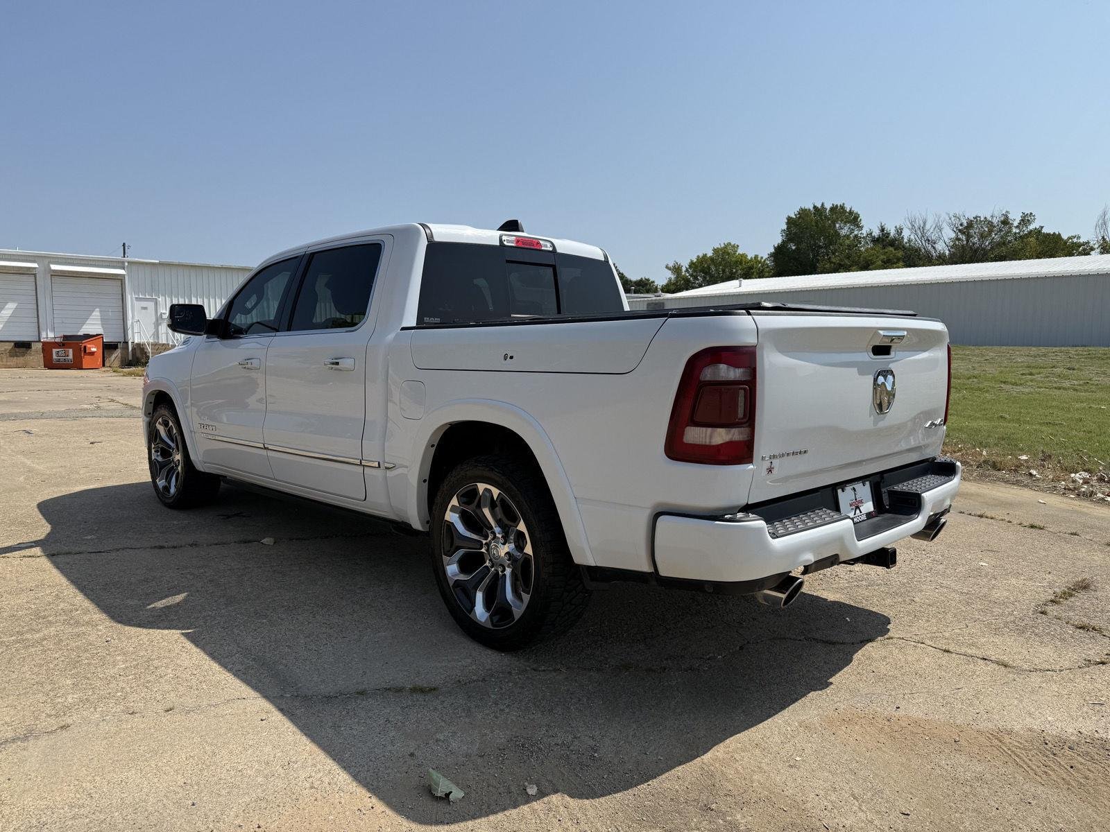 Used 2021 Ivory White Tri-Coat Pearlcoat Ram Limited image 5