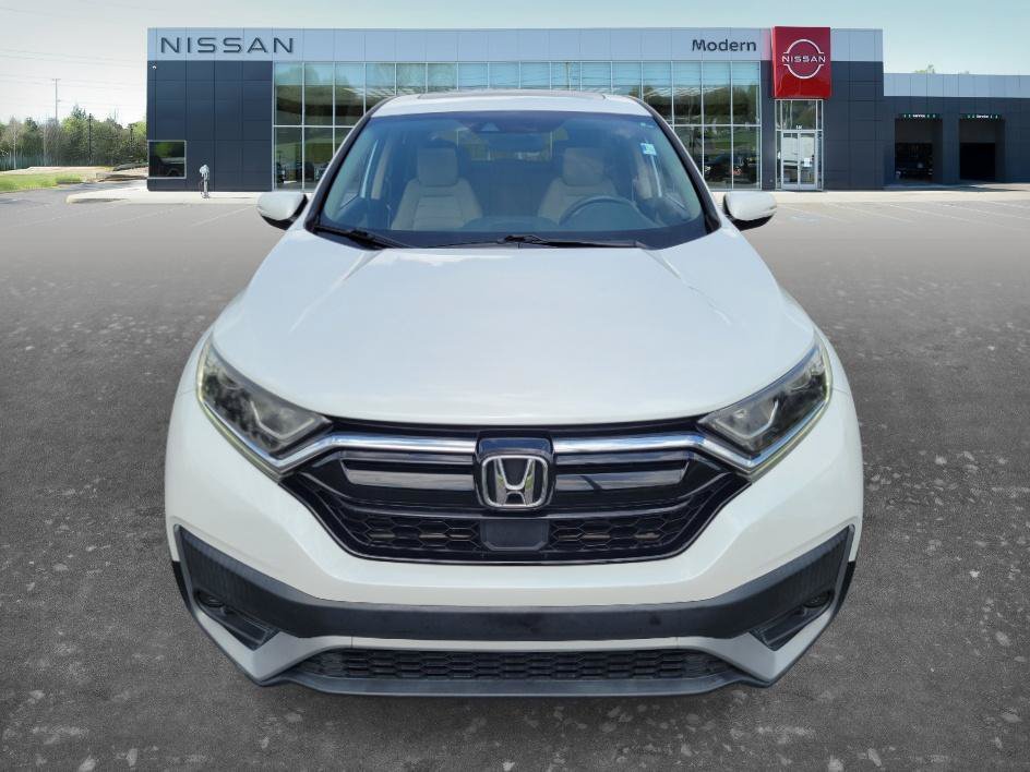 Used 2021 Platinum White Honda EX image 2