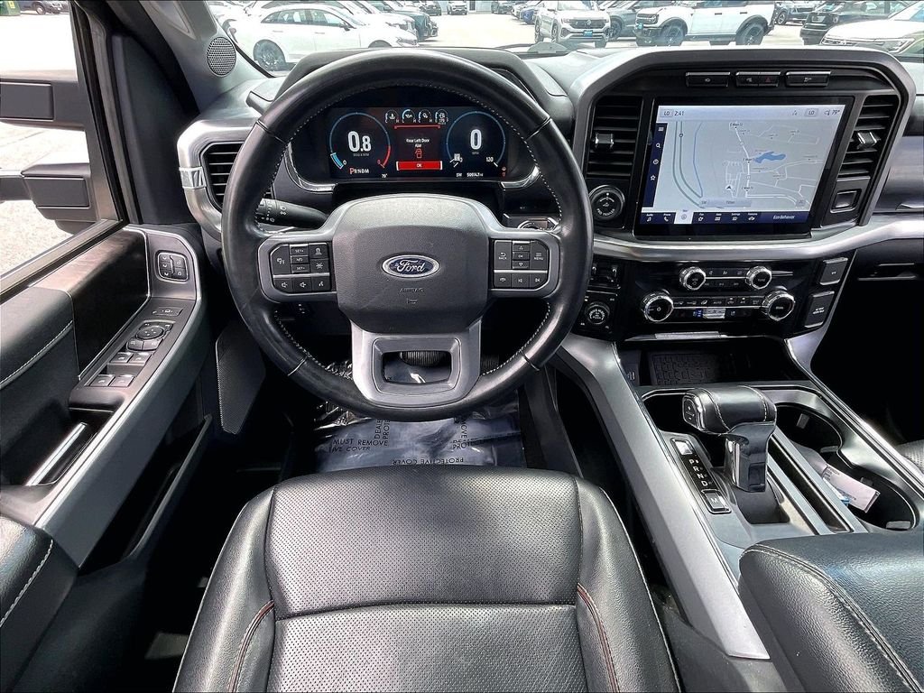 Used 2023 Carbonized Gray Metallic Ford Lariat image 16