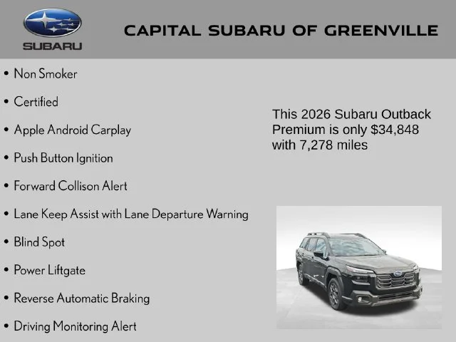 Used 2026 Black Subaru Premium image 9